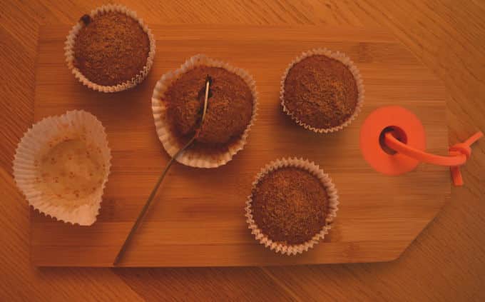 Muffins Vegan de Abóbora e Tangerina #lowfodmap #semgluten