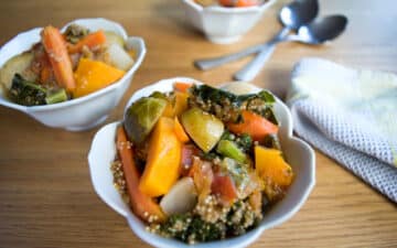 Estufado de Legumes com Quinoa Low FODMAP | mygutfeeling.eu/pt #vegan #vegetariano