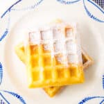 Receita fácil e deliciosa de Waffles Belgas Low FODMAP, também sem glúten